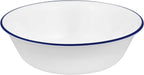 Corelle Dinnerware Set (4pc Set, Ocean Blues)-Set for 4 | Includes 4 x Cereal/Soup Bowls | 80% Recycled Glass | 3 X More Durable, Half the Space & Weight of Traditional Ceramic