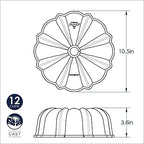 Nordic Ware Original Bundt, 12-Cup, Bronze (Pack of 3)