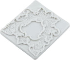 Baroque Frame Fondant Silicone Molds For Cake Decoration Cupcake Topper Candy Polymer Clay Chocolate Gum Paste Set of 4