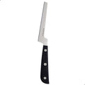Cheese Knife - MATTSTONE HILL Soft Cheese Knife, Cheese Cutter, Premium Stainless Steel, Black Handle