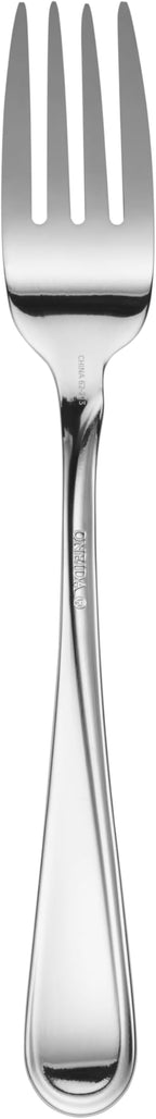 Oneida Silverware Set For 12, Flight 65-Piece Everyday Flatware Set with Serving Utensils, Service For 12, 18/0 Stainless Steel, Mirror Finish, Dishwasher Safe, Light Weight, Dining (Silver, 65 Piece)