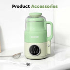 Nut Milk Maker Machine, Soy Milk & Oat Milk Maker with 8 Presets, High-Speed Blender, Auto-Clean, Delay Start, 33oz Almond Milk Maker for Plant-Based & Dairy-Free Beverages, Green