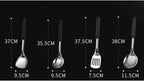 Kitchen Utensils Set，Cooking Utensils Kitchen Tools Gadgets Spoons for Cooking Spatulas Stainless 304 Steel Cooking Utensils Spatulas Spoons 4 Pieces