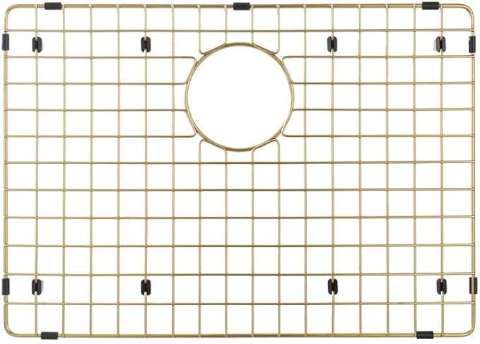 STARSTAR Workstation Ledge Topmount/Drop-in Single Bowl Satin Matte Stainless Steel Kitchen/Yard/Bar/Laundry/Office Sink, With Grid, Colander, Cutting Board, Strainer (25x22x10 Gold)