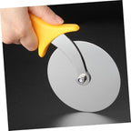 Zerodeko 5pcs Stainless Steel Pizza Cutter and Silicone Dough Kneading Mat Set with Measurement for Baking and Kitchen Cooking Tools