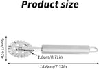 Pastry Wheel Cutter, Stainless Steel Fluted Pasta Crimping Wheel Dough Crimper Pie Crust Cutter Lattice Roller Ravioli Maker Tool for Pizza Noodle Cracker