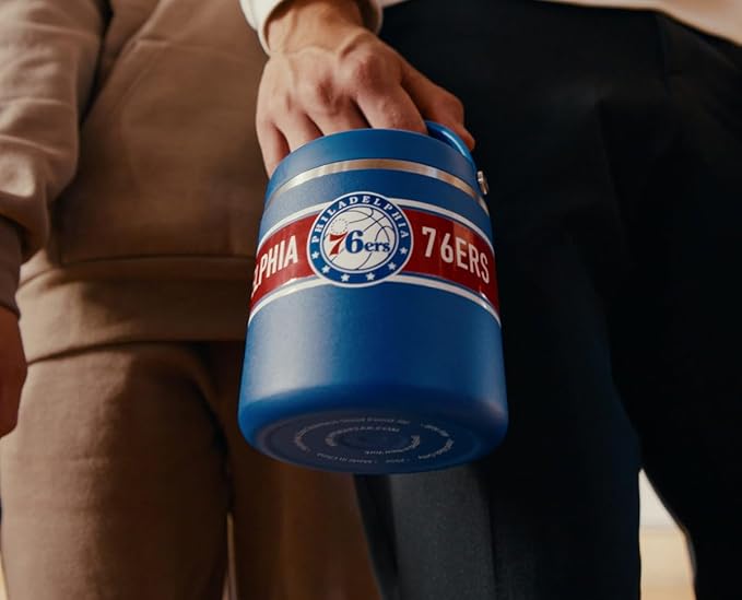 Hydrapeak x NBA Officially Licensed Atlanta Hawks 25oz Stainless Steel Vacuum Insulated Thermos Food Jar with Handle, Wide Mouth Leak-Proof Soup Thermos for Adults, 10 Hours Hot and 16 Hours Cold