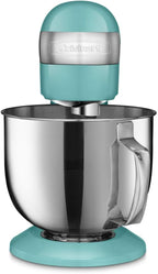 Cuisinart Stand Mixer, 12 Speed, 5.5 Quart Stainless Steel Bowl, Chef’s Whisk, Mixing Paddle, Dough Hook, Splash Guard w/ Pour Spout, Periwinkle Blue, SM-50TQNAS