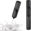Handheld Milk Frother with Cover- 15-Second Silent Drink Mixer, Travel-Ready with ABS Sleeve, Battery-Powered for Coffee, Matcha & Shakes