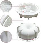 Multiple Garland Spiral Cake Silicone Mold Party Dessert Decorating Tools Mousse Baking Mould Kitchen Pastry Modle