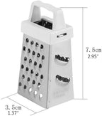 Multifunctional 4 Sides Grater Slicer Stainless Steel Handheld Potatoes Grater Mini Vegetable Cutter Kitchen Accessories Handheld Mini Cutter Peeling, Grating & Slicing Tools