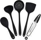 Kitchen Utensils Set Non-stick Kitchenware Cooking Tools Spoon Soup Ladle Spatula Shovel Accessories(E)