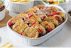 Corningware 1105936 French White 3qt/2.85L Oblong Ceramic Casserole Bakeware Dish