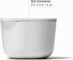 Caraway 4pc Dot Inserts - Dash Ramekins w/Lid - Easy to Store, Non Toxic - Perfect for Sauces, Garnish, & Small Snack or Sides