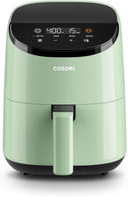 COSORI Small Air Fryer Oven 2.1 Qt, 4-in-1 Mini Airfryer, Bake, Roast, Reheat, Space-saving & Low-noise, Nonstick and Dishwasher Safe Basket, 97% less oil, Sticker with 6 Reference Guides, Green