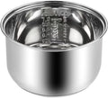 Stainless steel inner pot of rice cooker - compatible with aroma ARC-150SB, ARC-5200SB and Insignia NS-RC20CSS1 rice cooker pot.