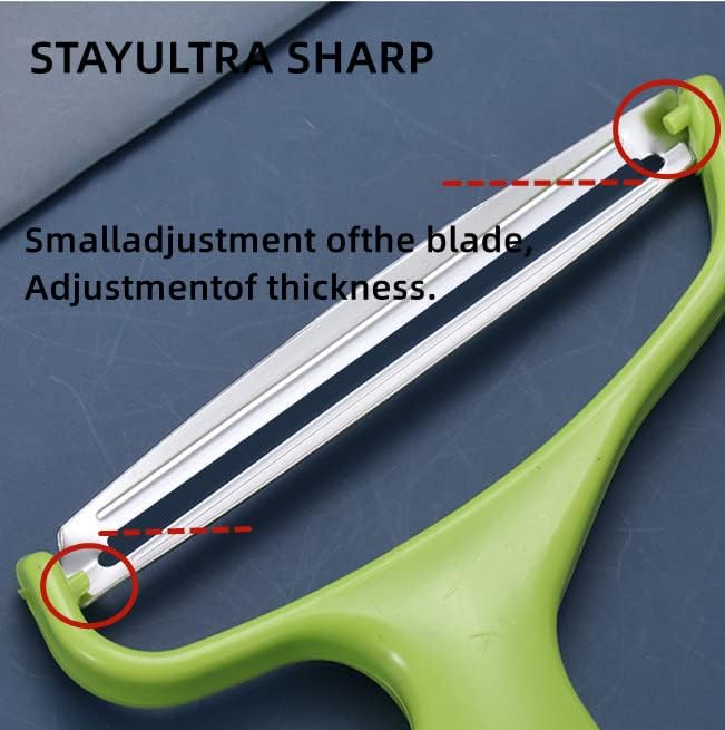 Vegetable Peeler Cabbage Cutting Machine MOANLMY shredded kitchen stainless steel peeling knife gadget shredded cabbage Coleslaw, a must-have tool for western restaurants