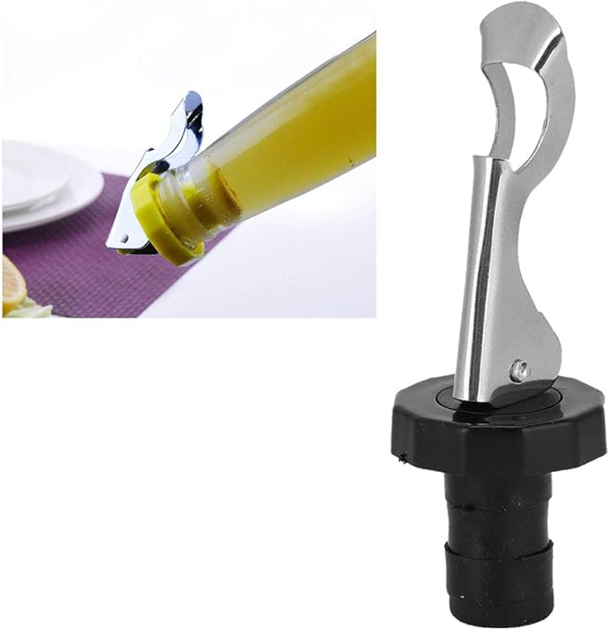 Tyenaza Wine Stopper, 10PCS Silicone Press Wine Bottle Stoppers Leakage‑Proof Vacuum Sealed Plug Bar Kitchen Tools
