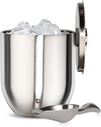 Snowfox Plus - Insulated Ice Bucket with Lid/Scoop, Premium Vacuum Insulated Stainless Steel Ice Buckets for Parties, Ice Box, Home Bar Accessories, Parties Supplies, Bar Decor, 3L