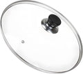 10 Inch Pan Lid, 10 Inch Frying Pan Lids, Tempered Glass Cast Iron Lid for Skillets, Fry Pan, Wok Pot (10 inch)