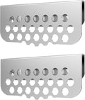 BBQ Tider Griddle Blocker Grease Gate for Blackstone Cooking Tools, 2Pack Grilling Goalie Bbq Mesh Screen Compatible with Many Griddle Accessories(Not For Old-style Long Hook 17" and 22" Blackstone)