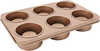 Ruilogod Casa-J Bakeware Popover Pans 6 Cup Nonstick Stainless Steel Champagne (id: aba 30a 392 3bc a99