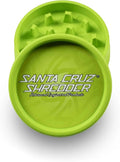 Santa Cruz Shredder Grinder for Spices and Herbs Knurled Top for Stronger Grip 2-Piece Medium 2.2 (Lime Green)