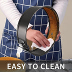 Springform Pan Set, 4" 7" 9" Nonstick Cheesecake Pan, Round Cake Pans, Leakproof Cake Tins with Removable Bottom, Springform Cake Pans Baking Pans