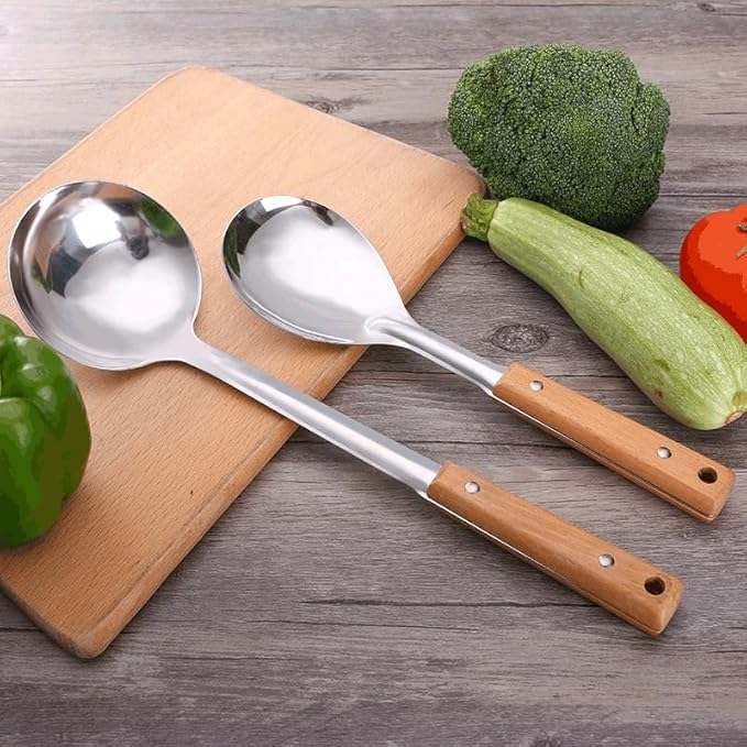 Stainless Steel Kitchen Tools Cooking Set Spatula Shovel Soup Tong Accessories Baking
