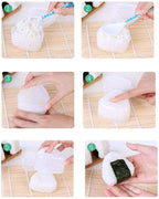 Triangle Sushi Mold Form DIY Tool, White 2 pcs