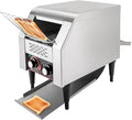 Commercial Toaster 150 Slices/Hour 1300W Heavy Duty Stainless Steel Commercial Electric Conveyor Toaster Oven with Three Baking Modes for Home Restaurants Bakery Use