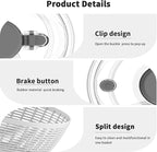 quick press salad spinner and vegetable washer tool for lettuce spinner capacity Fruit Washing Bowl with fruit washing bowl with strainer dehydrator kitchen appliances (Large - 6.34 qt)