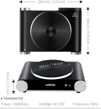 Cusimax Hot Plate Electric Burner Single Burner Cast Iron hot plates for cooking Portable Burner 1500W with Adjustable Temperature Control Stainless Steel Non-Slip Rubber Feet, Upgraded Version