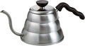 Hario V60 "Buono" Drip Kettle Stovetop Gooseneck Coffee Kettle 1.0L, Stainless Steel,Silver