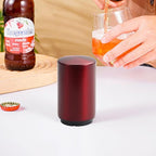 2PCS Beer Bottle Opener Bottle Cap Opener Destapadores de Cerveza Automatic Bottle Opener, Down-Pop Off Beer Bottle Opener with Magnetic Cap Catcher, Home Bars Kitchen Cool Bartender Tools