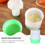 1pc Vegetable stuffing dehydrator salad washer dryer Lettuce Washer and Dryer kitchen fruit vegetable water drain food strainers Filling Squeezing Tool pp portable Fresh bowl