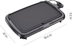 Chefman Electric Griddle with Removable Temperature Control, Immersible Flat Top Grill, Burger, Eggs, Pancake Griddle, Nonstick Easy Clean Cooking Surface, Slide Out Drip Tray, 10 x 16 Inch