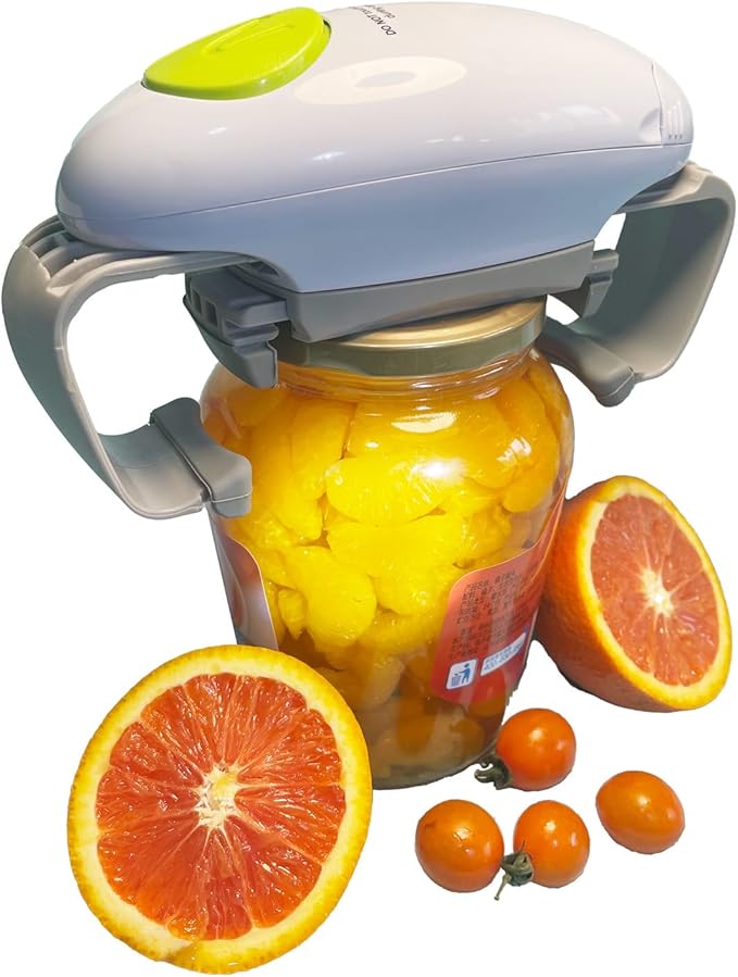 Jar Opener for weak hands, Jar Opener for seniors with arthritis, Electric Jar Openers for Seniors, Fits 1.2" - 3.5" Lid size, Suitable for the elderly/arthritis (High configuration version）