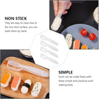 FOMIYES 4pcs Japanese Onigiri Sushi Mold Press Rice Ball Maker DIY Sushi Making Tool Kitchen Gadget Set for Home Cooking