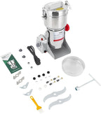 Electric Grain Mill Grinder, 1000g/2.2 lbs High-speed 30000r/min Food Grinder, 110V 3600W Countertop Grain Mill for Dry Spice Herbs Grains Coffee Rice Pepper (1000g)