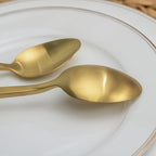 Alata Cube Gold 20-Piece Flatware Set, Forged Cutlery Set, Matte Gold Silverware Service for 4, Stainless Steel Tableware with Square Handle for Home/Restaurant, Dishwasher Safe