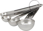 Good Cook Classic Set of 4 Stainless Steel Measuring Spoons