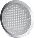 Beasea 10 Inch Pizza Pan, Pizza Pan with Holes Pizza Tray for Oven Crispy Crust Round Heavy Duty Aluminum Alloy Pizza Crisper Pan Pizza Baking Tray Bakeware for Home Restaurant Kitchen