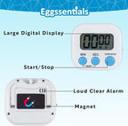 Pack of 4 - Kitchen Timer with Big Digital Numbers and Loud Alarm - Kitchen Timers for Cooking, Classroom for Kids, Gym, Yoga, Office.