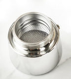 Cuisinox Roma Stovetop Espresso Maker COF-6R, Stainless Steel Coffee Percolator Stovetop, Heat-Resistant & Non-Reactive, 6-Cup Italian Espresso Maker Easy to Clean, Durable Stove Top Percolator