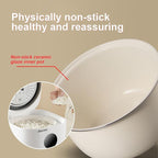 3L Healthy Low Carb Rice Cooker, Low Sugar Digital Steamer,Porridge,Soup,Quick Rice,White Rice,Stainless Steel Filter Basket，5 Cooking Functions,24H Timer & Auto Keep Warm