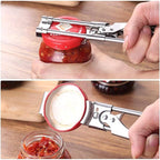 zengxiaoyun® Master Jar & Bottle Opener, Adjustable Multifunctional Stainless Steel Can Opener Jar Lid Gripper, Manual,Kitchen Accessories (3PCS)