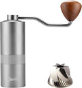 Novaɑ Manual Coffee Grinder,CNC Stainless Steel Hexagonal-star Conical Burr Coffee Grinder,Internal Adjustable Setting,Positioning,Lightweight Grinder Setting For Camping/Travel/Home