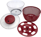 Curtis Stone 5-Quart Rechargeable Salad Spinner (Renewed)