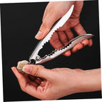 Blood Clam Opener Tool 5.11In Ergonomic Stainless Steel Clam Shucker with Anti-Slip Grip and Spring for Easy Shellfish Opening Daily Kitchen Gadget